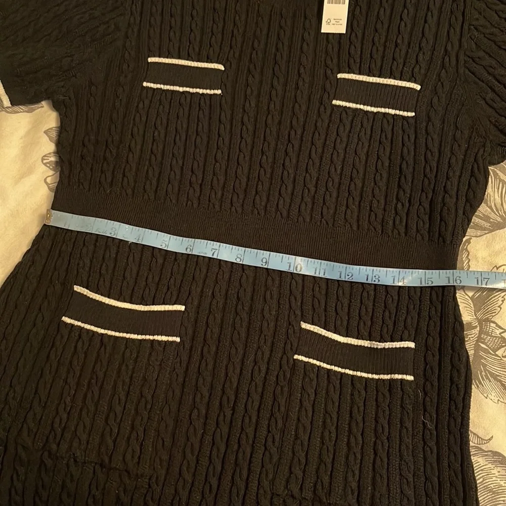 J.Crew Short-sleeve cable-knit sweater-dress BP518